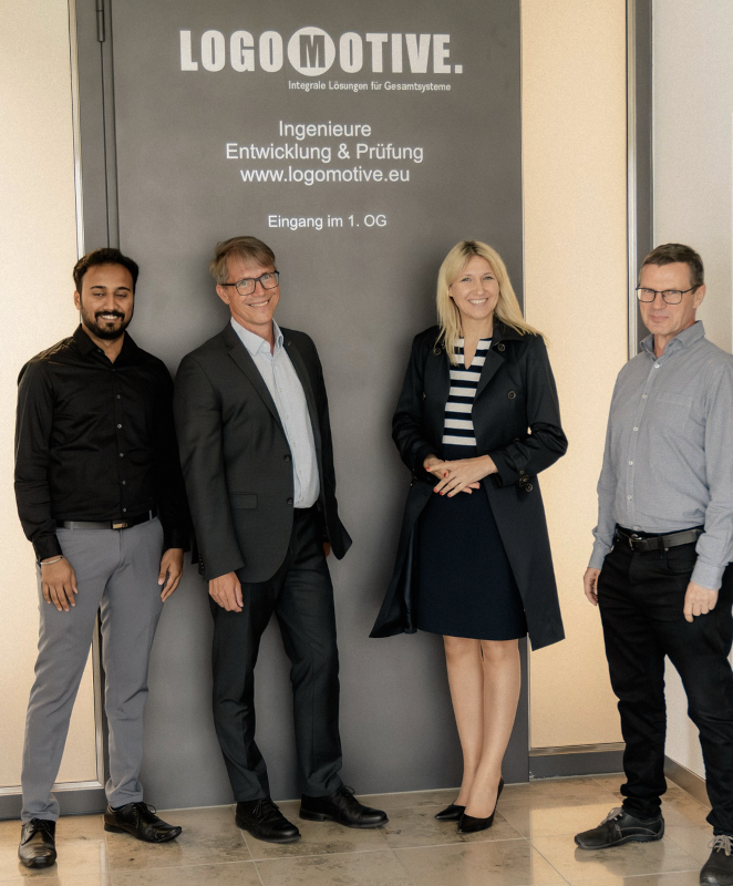 Besuch von Dr. Silke Launert, Parlamentarische Staatssekretärin, bei LogoMotive